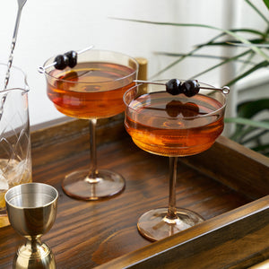 Twine Living Tulip Coupes in Amber