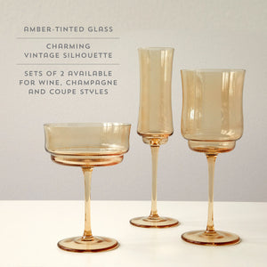 Twine Living Tulip Coupes in Amber - view 5