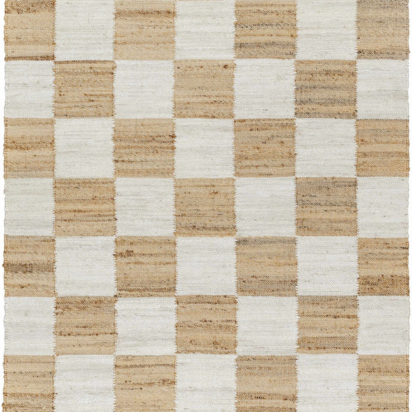 Tyhir Checkered Jute Rug