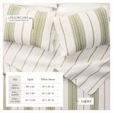 3-Piece Stripe Quilt - Wesley Collection