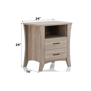 Urban Nest Accent Nightstand with Functional Storage