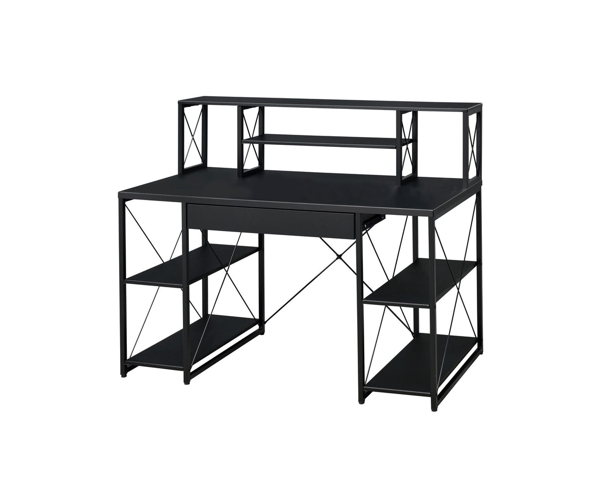 Urban Nest Amiel All Purpose Writing Desk with Storage - view 7