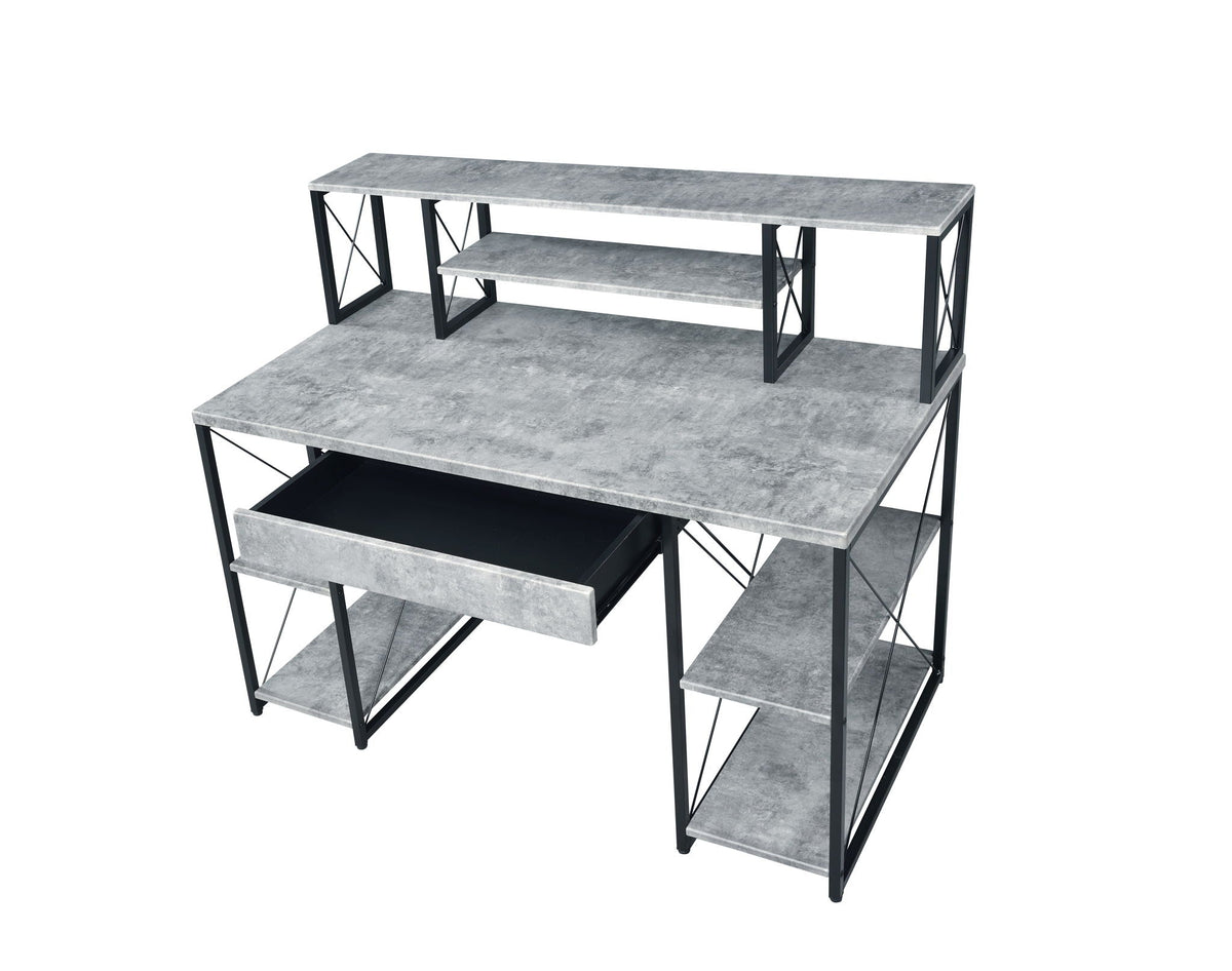 Urban Nest Amiel All Purpose Writing Desk with Storage - view 2