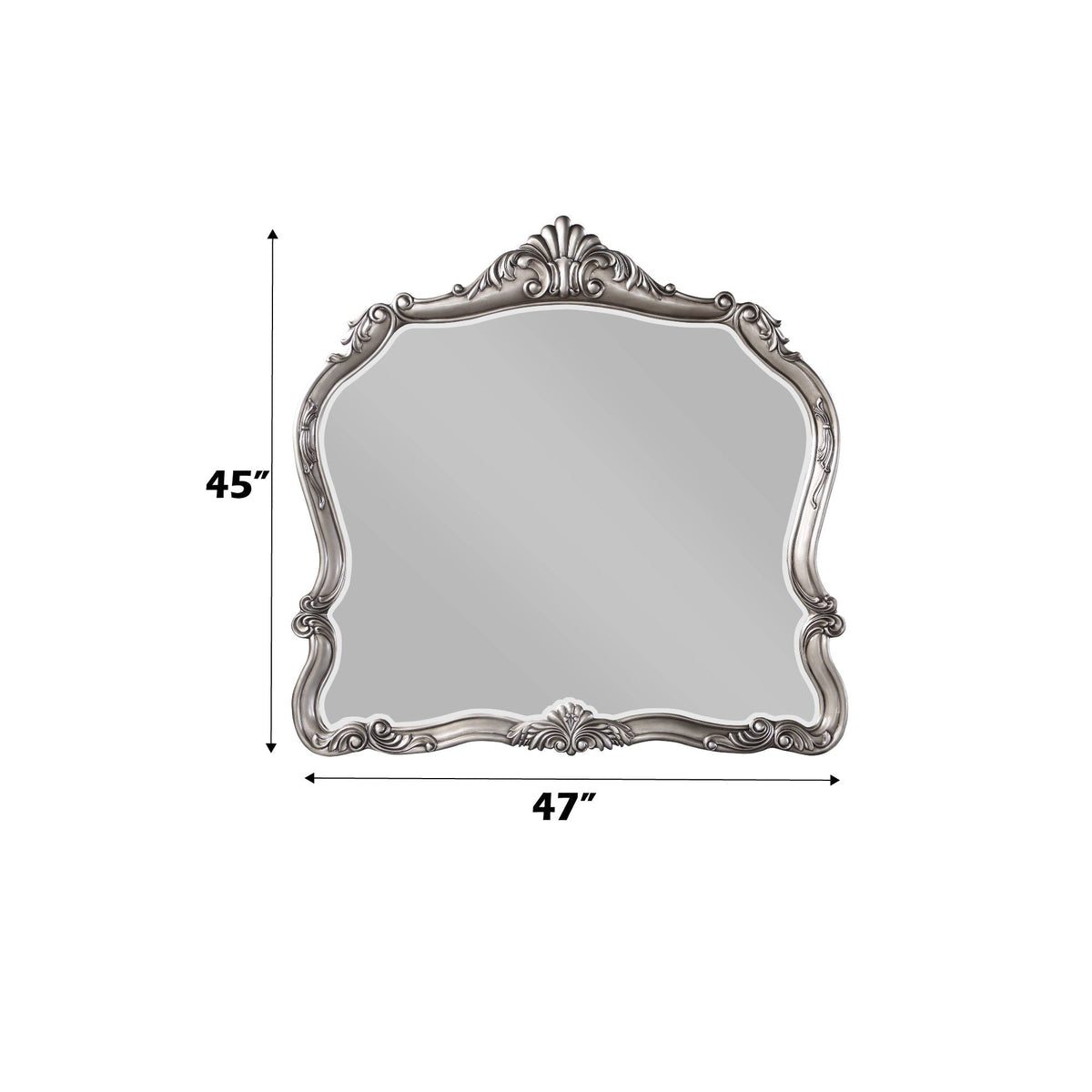 Ariadne - Mirror - Antique Silver - Best Buy Furniture