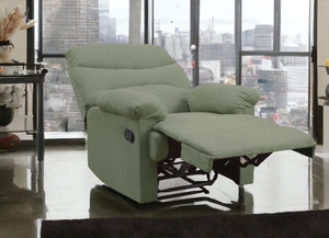 Urban Nest Arcadia Micro Motion Glider Recliner with Smooth Gliding Motion in Green