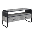 Urban Nest Black TV Stand with Storage Drawers - view 2