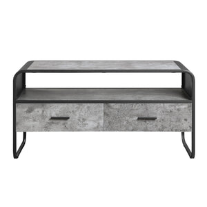 Urban Nest Black TV Stand with Storage Drawers - view 5