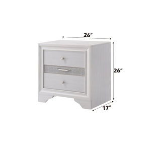 Urban Nest Chic Design Accent Nightstand with Felt-Lined Jewelry Drawer - view 6