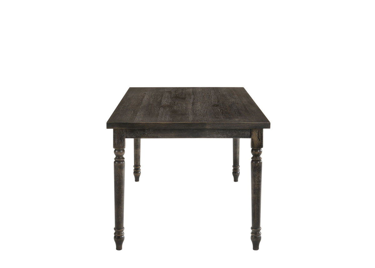 Claudia II - Weathered Dining Table - Gray - Best Buy Furniture