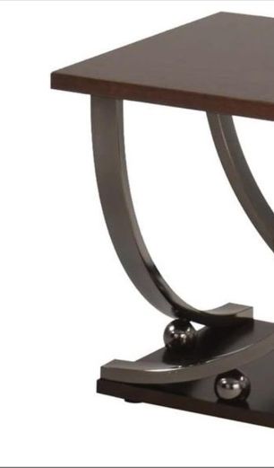 Urban Nest Dark Brown Coffee Table with Modern Elegance - view 2