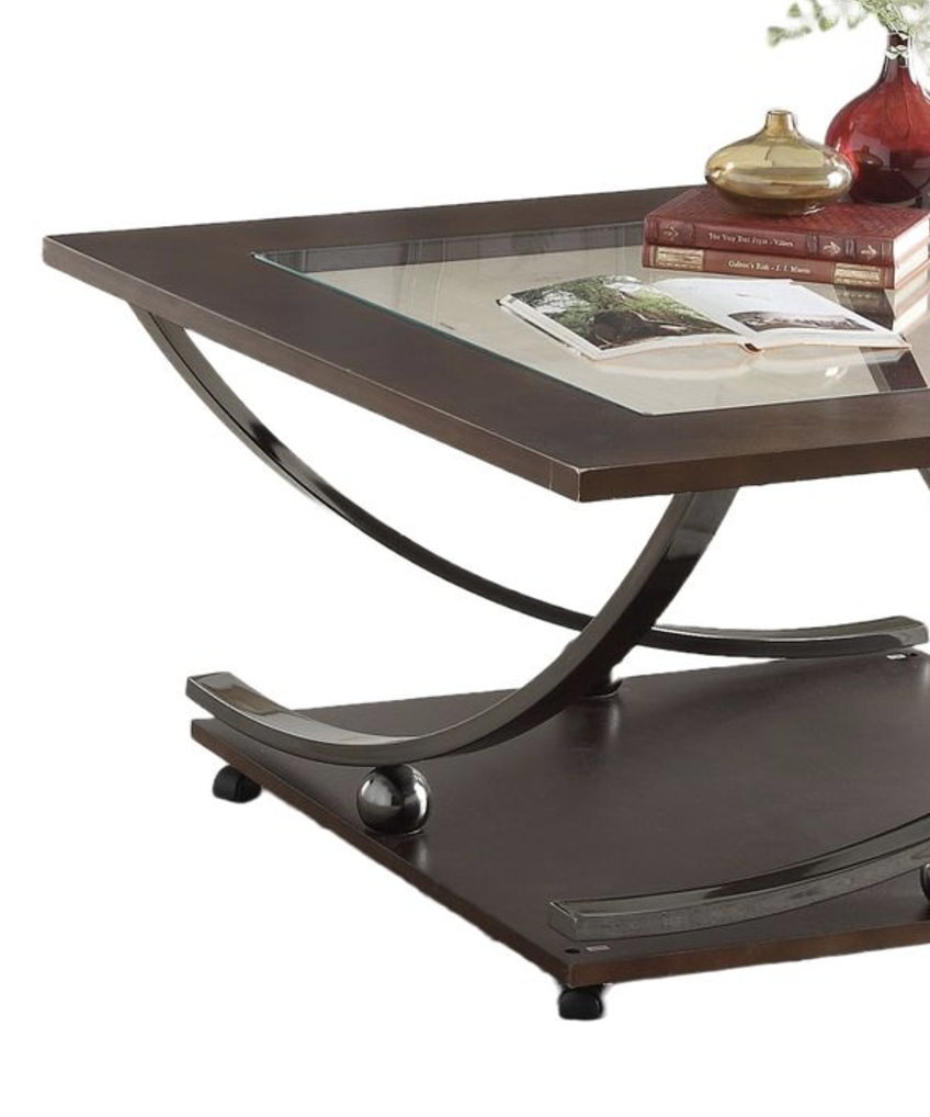 Urban Nest Dark Brown Coffee Table with Modern Elegance - view 3