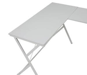 Urban Nest Dazenus L-Shape Corner Desk with Metal Frame - view 6