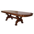 Urban Nest Dresden Elegant Dining Table with Wood Construction in Dark Brown