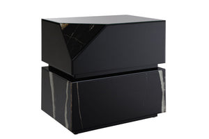 Drisana - Mirrored End Table - Black - Best Buy Furniture