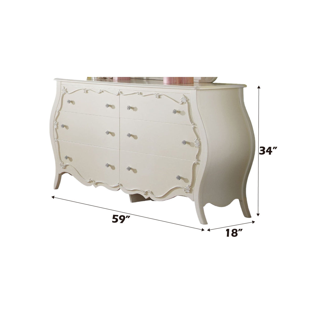 Edalene - Dresser - White - Best Buy Furniture