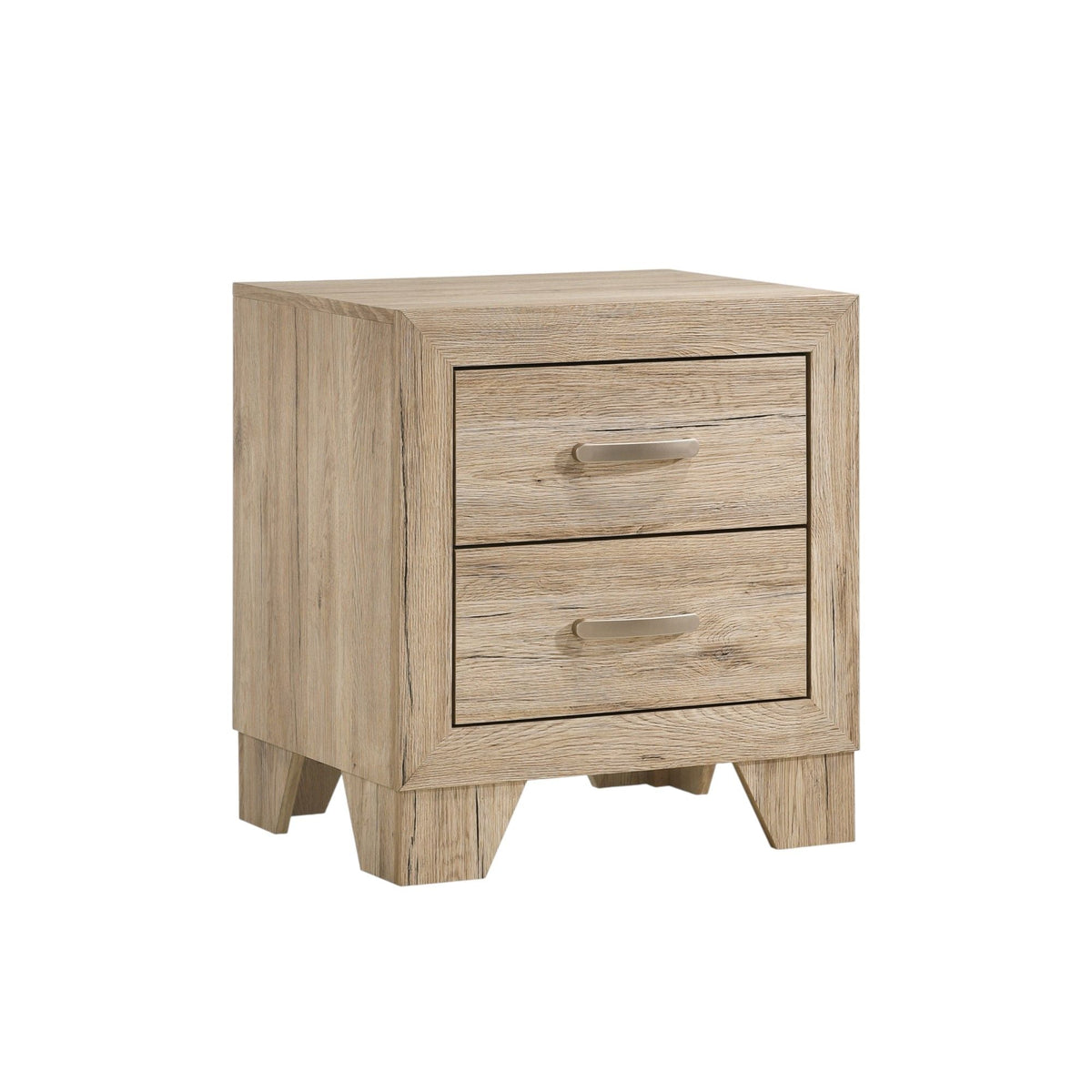 Urban Nest Elegant Wood Nightstand with Durable Drawers