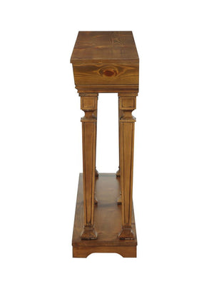 Urban Nest Garrison Wooden Console Table with Base Shelf