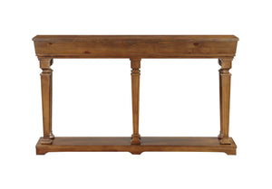 Urban Nest Garrison Wooden Console Table with Base Shelf - view 4