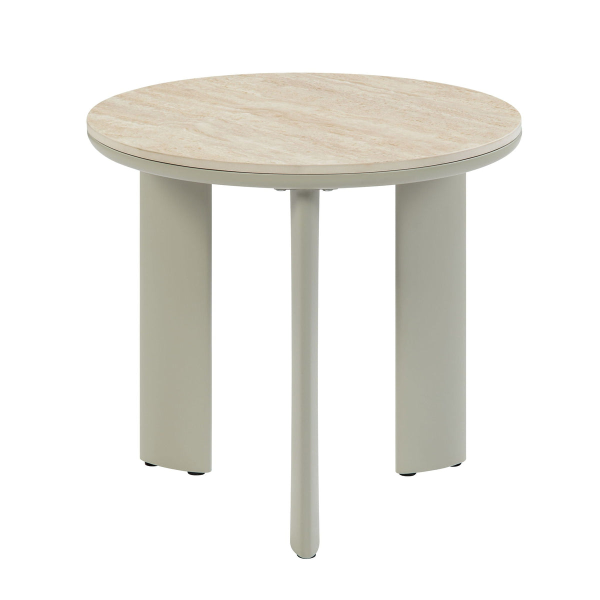 Urban Nest Gray Ceramic Top Coffee Table with Durable Surface