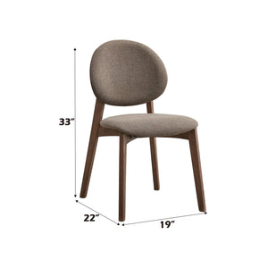 Urban Nest Hadasa Side Chair Set of 2 with Elegant Upholstery