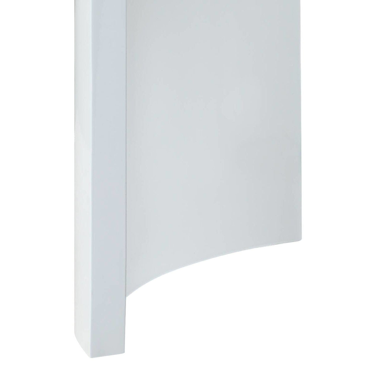 Urban Nest High Gloss End Table with Thick Tabletop
