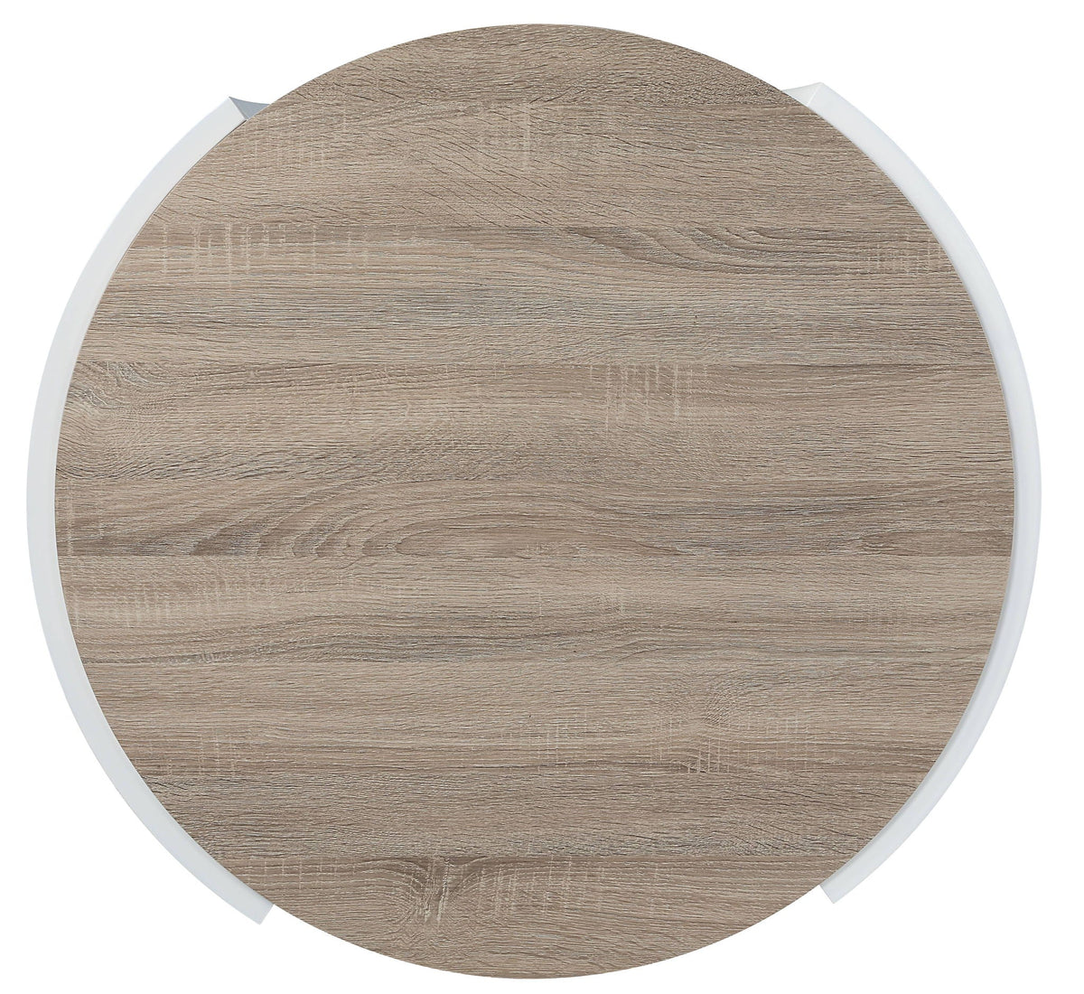 Urban Nest High Gloss End Table with Thick Tabletop - view 2