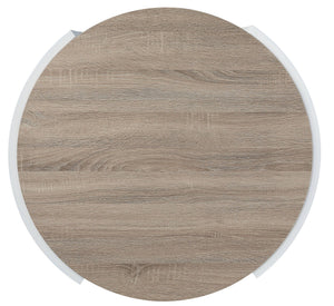 Urban Nest High Gloss End Table with Thick Tabletop - view 2