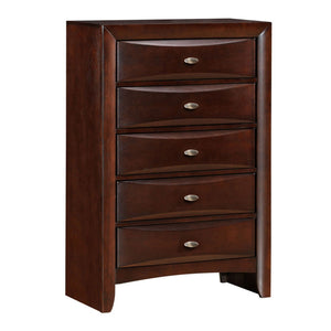 Urban Nest Ireland Elegant Design Chest in Dark Brown