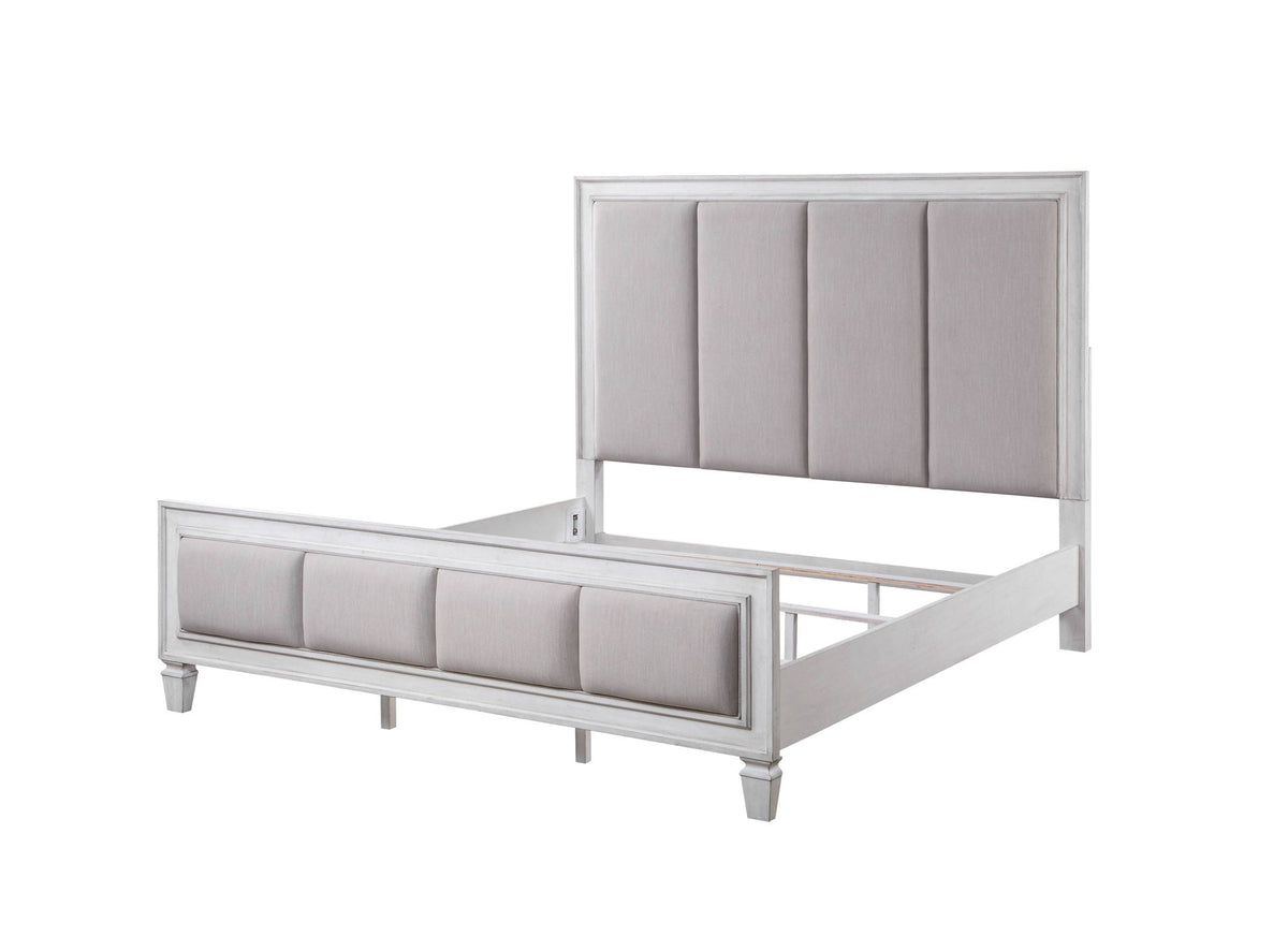 Urban Nest Katia Upholstered Bed with Plush Headboard