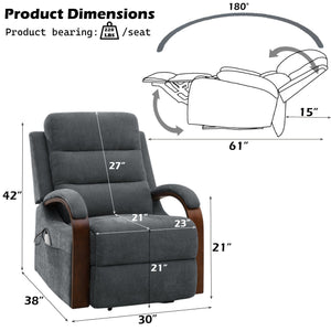 Urban Nest Kayla Power Recliner with Lift - view 4