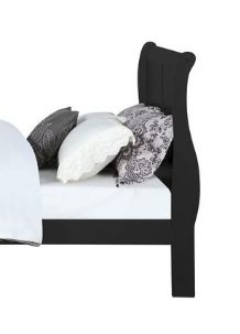 Urban Nest Louis Philippe Sleigh Style Bed with Classic Wood Construction - view 15