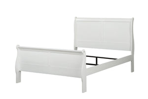 Urban Nest Louis Philippe Sleigh Style Bed with Classic Wood Construction - view 18