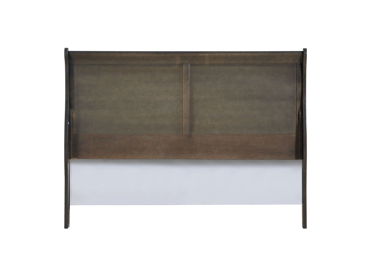 Urban Nest Louis Philippe Sleigh Style Bed with Classic Wood Construction - view 26