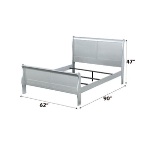 Urban Nest Louis Philippe Sleigh Style Bed with Classic Wood Construction - view 32
