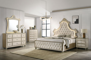 Urban Nest Lucienne Upholstered Bed with LED Lighting - view 2