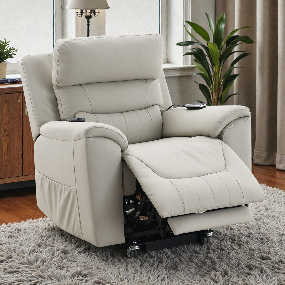 Urban Nest Marsha Power Motion Recliner with Lift - view 3