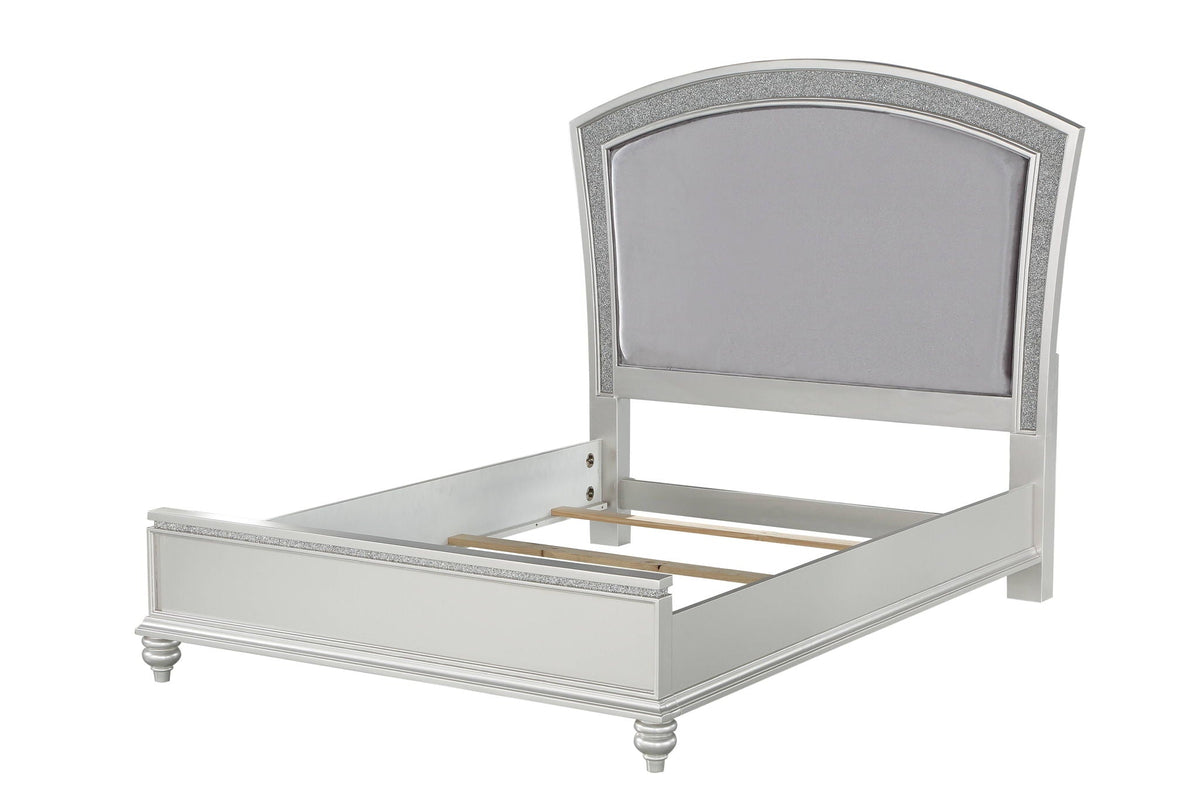 Urban Nest Maverick Panel Bed with Rhinestone Inlay