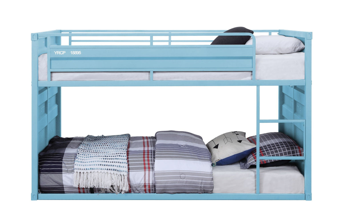 Urban Nest Metal Twin Over Twin Bunk Bed with Safety Guardrail - view 6