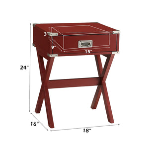 Urban Nest Modern Wood Accent Nightstand with Drawer - view 7