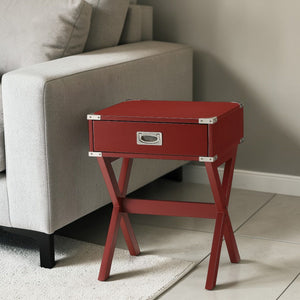 Urban Nest Modern Wood Accent Nightstand with Drawer - view 9