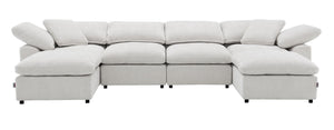 Urban Nest Naveen Modular Sectional With Ottoman - view 4