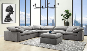 Urban Nest Naveen Modular Sectional With Ottoman in Dark Gray
