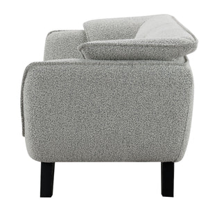 Urban Nest Nayeli Boucle Loveseat with Pocket Coil Seating - view 6