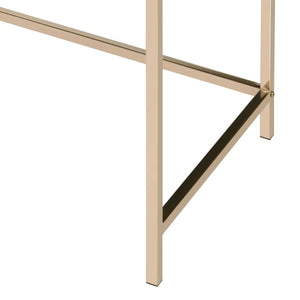 Urban Nest Ottey High Gloss Writing Desk with Metal Legs - view 4