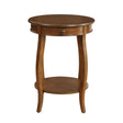 Urban Nest Walnut Accent Table with Drawer and Shelf