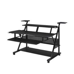 Urban Nest Willow Versatile Music Desk with Wood Construction - view 8