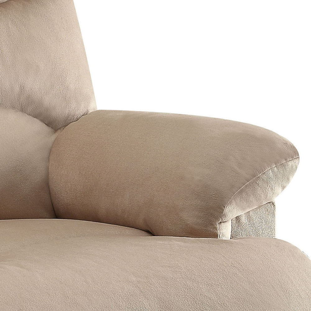 Urban Nest Woven Motion Recliner with Pillow-Top Arms - view 3