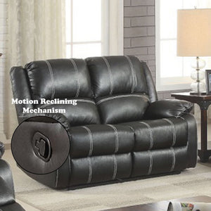 Urban Nest Zuriel Synthetic Recliner Loveseat with Manual Recline - view 2