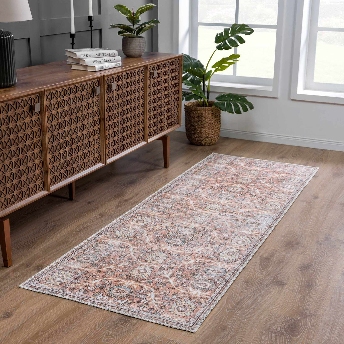 Boutique Rugs Flat Pile Urpi Red Washable Rug - view 8