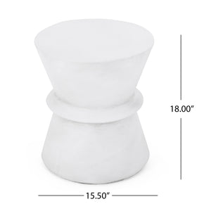 Outdoor Lightweight Concrete Side Table